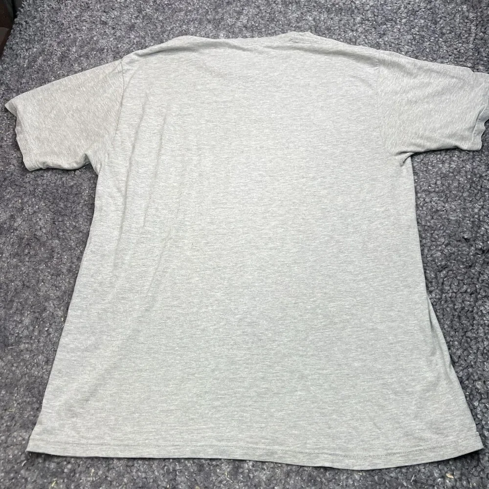 Stussy Double S Grey Mens Large Short Sleeve Shirt